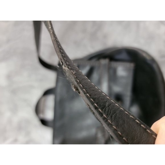 Fossil Purse Dark Brown Cowhide Leather Crossbody Bag‎ Adjustable Strap - Picture 8 of 12